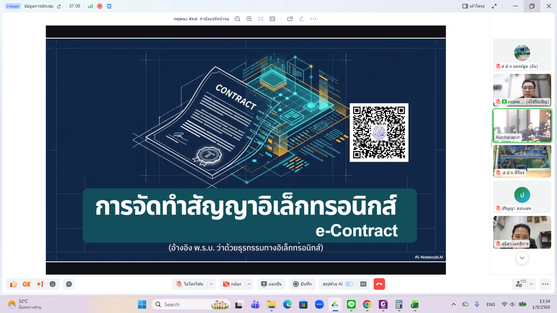 title - ส.ป.ก.นครปฐม เข้าร่วมรับฟังการบรรยาย “การใช้งานและการนำธุรกรรมทางอิเล็กทรอนิกส์มาใช้เพื่อ Digital Transformation : e-Contract สำหรับสัญญาอิเล็กทรอนิกส์”